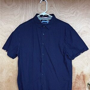 Denim & Flower Blue Casual Button Down Shirt